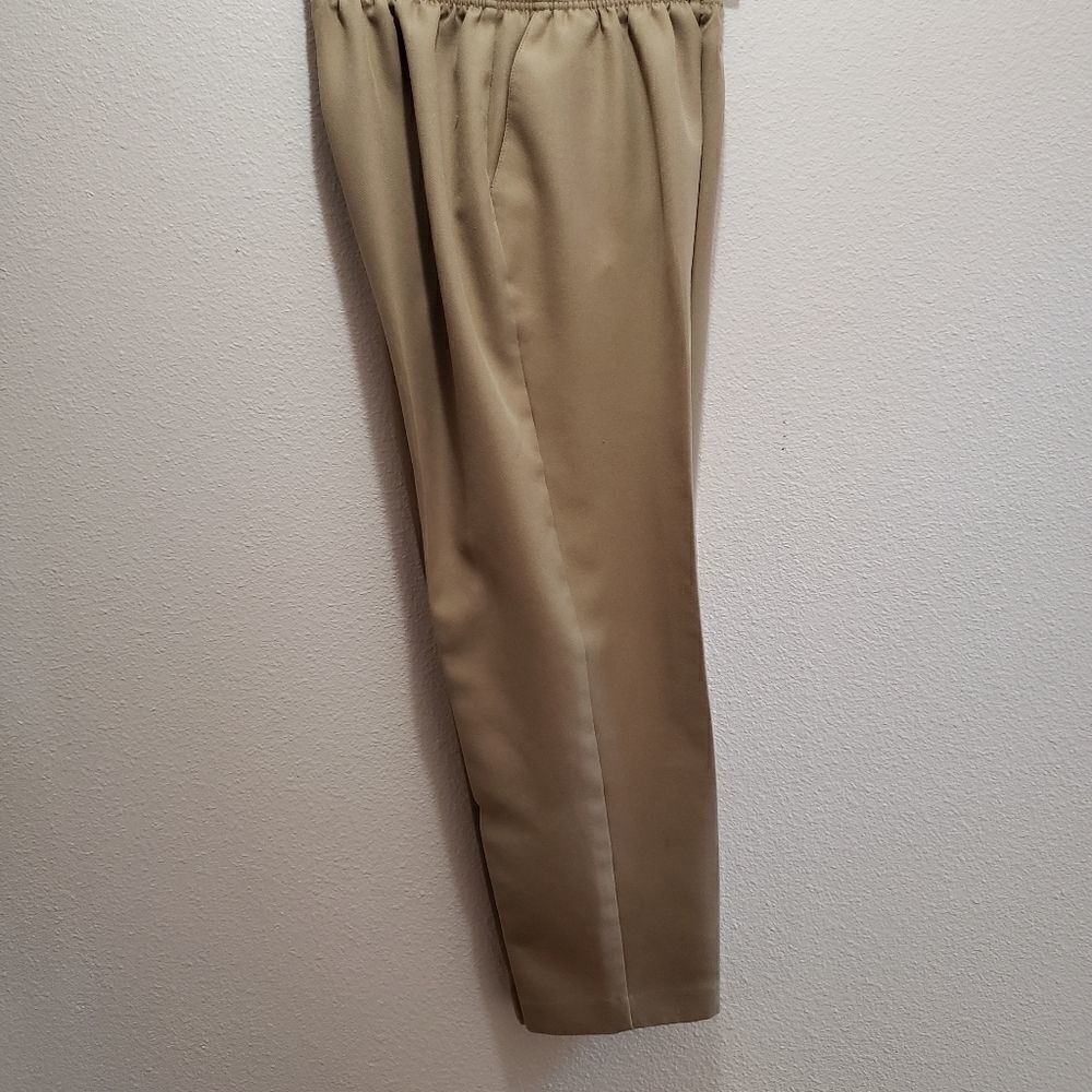 Alfred Dunner pants, tan, 10
